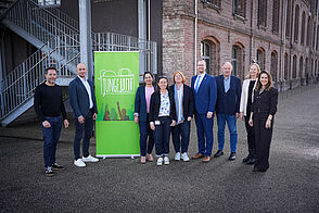 AUf diesem Bild sind die Personen des Senats der JUNGEN UNI in Bocholt zu sehen.