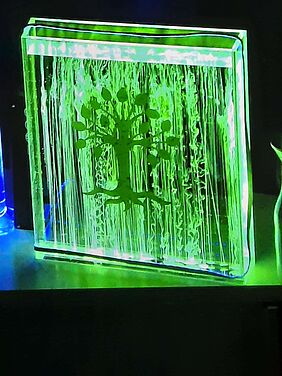 Die Bocholter Buche fluoreszierend